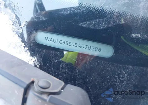 2005 Audi A4 1.8T из США, поврежденный, VIN WAULC68E05A079286